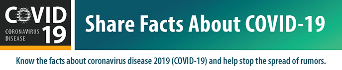 CDC Flyer on covid-19 rumors 2019
